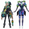 LoL League Of Legends Jinx Cosplay Costume 2 LoL League Of Legends Jinx Cosplay Costume -NEWCOSSKY Soldes 02820bd4b06a4ac6a47cf0179fb51b90
