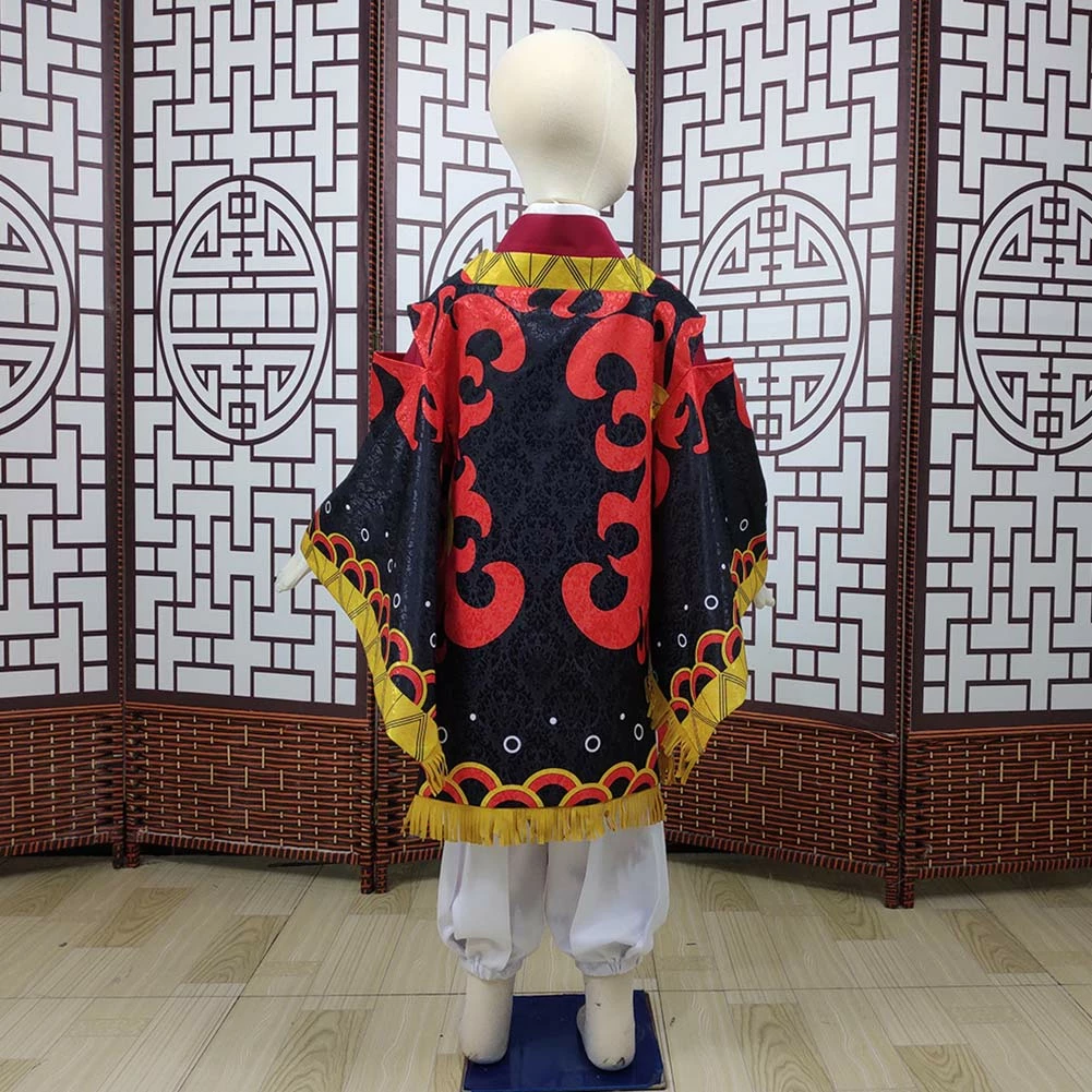 Demon Slayer Kimetsu No Yaiba Kamado Tanjiro Hinokami Kagura Kimono Enfant Cosplay Costume 5 Demon Slayer Kimetsu No Yaiba Kamado Tanjiro Hinokami Kagura Kimono Enfant Cosplay Costume – Image 3