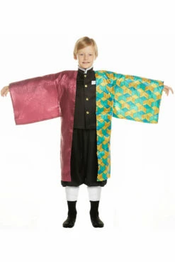Demon Slayer Les Rôdeurs De La Nuit Kimetsu No Yaiba Tomioka Giyuu Uniforme Enfant Cosplay Costume -NEWCOSSKY Soldes 11000757 5