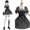 Adulte Wednesday Addams Lolita Robe Design Original Carnaval 2 Adulte Wednesday Addams Lolita Robe Design Original Carnaval -NEWCOSSKY Soldes 11001722 cosplaystyle2014