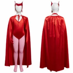WandaVision Scarlet Witch Wanda Enfant Cosplay Costume
