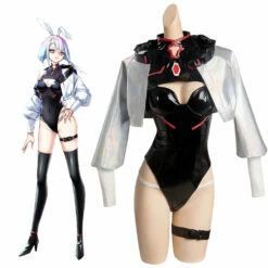 Cyberpunk Edgerunners Lucy Bunny Girl Combinaison Design Original Cosplay Costume -Cossky