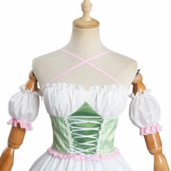 Demon Slayer Kimetsu No Yaiba Mitsuri Kanroji Lolita Robe Cosplay Costume Design Original - Cossky -NEWCOSSKY Soldes 11004256 5