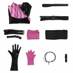 LoL League Of Legends Jinx Lolita Gothique Robe Cosplay Costume Design Original - Cossky -NEWCOSSKY Soldes 11004772 9