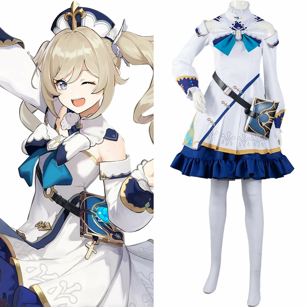 Genshin Impact Barbara Cosplay Costume 3 Genshin Impact Barbara Cosplay Costume