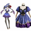 Genshin Impact Mona Sorcière Halloween Design Original Cosplay Costume -Cossky -NEWCOSSKY Soldes 11005518 cosplaystyle2014
