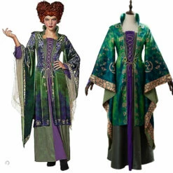 Adulte Femme Hocus Pocus Winifred Sanderson Cosplay Costume Halloween Carnival