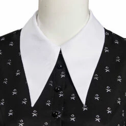 2022 TV Wednesday Enfant & Femme Mercredi Addams Cosplay Costume 18 2022 TV Wednesday Enfant & Femme Mercredi Addams Cosplay Costume -NEWCOSSKY Soldes 11009514 5