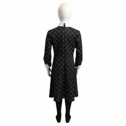 TV Enfant Wednesday Addams Robe Cosplay Costume Halloween Carnival -NEWCOSSKY Soldes 11009818 3