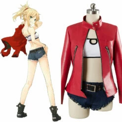 Fate/Apocrypha FA Saber Of Red Mordred Casual Cosplay Costume