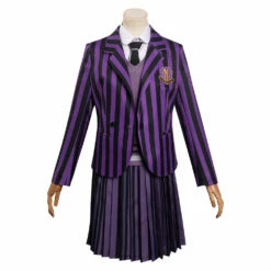 Enfant Wednesday Addams Enid Violet Uniforme Scolaire Cosplay Costume Carnaval 17 Enfant Wednesday Addams Enid Violet Uniforme Scolaire Cosplay Costume Carnaval -NEWCOSSKY Soldes 12002150 1