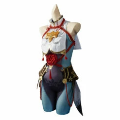 Genshin Impact Shenhe Cosplay Costume 16 Genshin Impact Shenhe Cosplay Costume -NEWCOSSKY Soldes 12002672 2