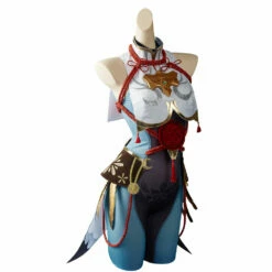 Genshin Impact Shenhe Cosplay Costume 18 Genshin Impact Shenhe Cosplay Costume -NEWCOSSKY Soldes 12002672 4