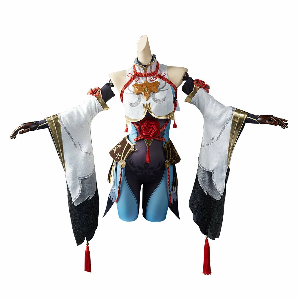 Genshin Impact Shenhe Cosplay Costume 13 Genshin Impact Shenhe Cosplay Costume – Image 11