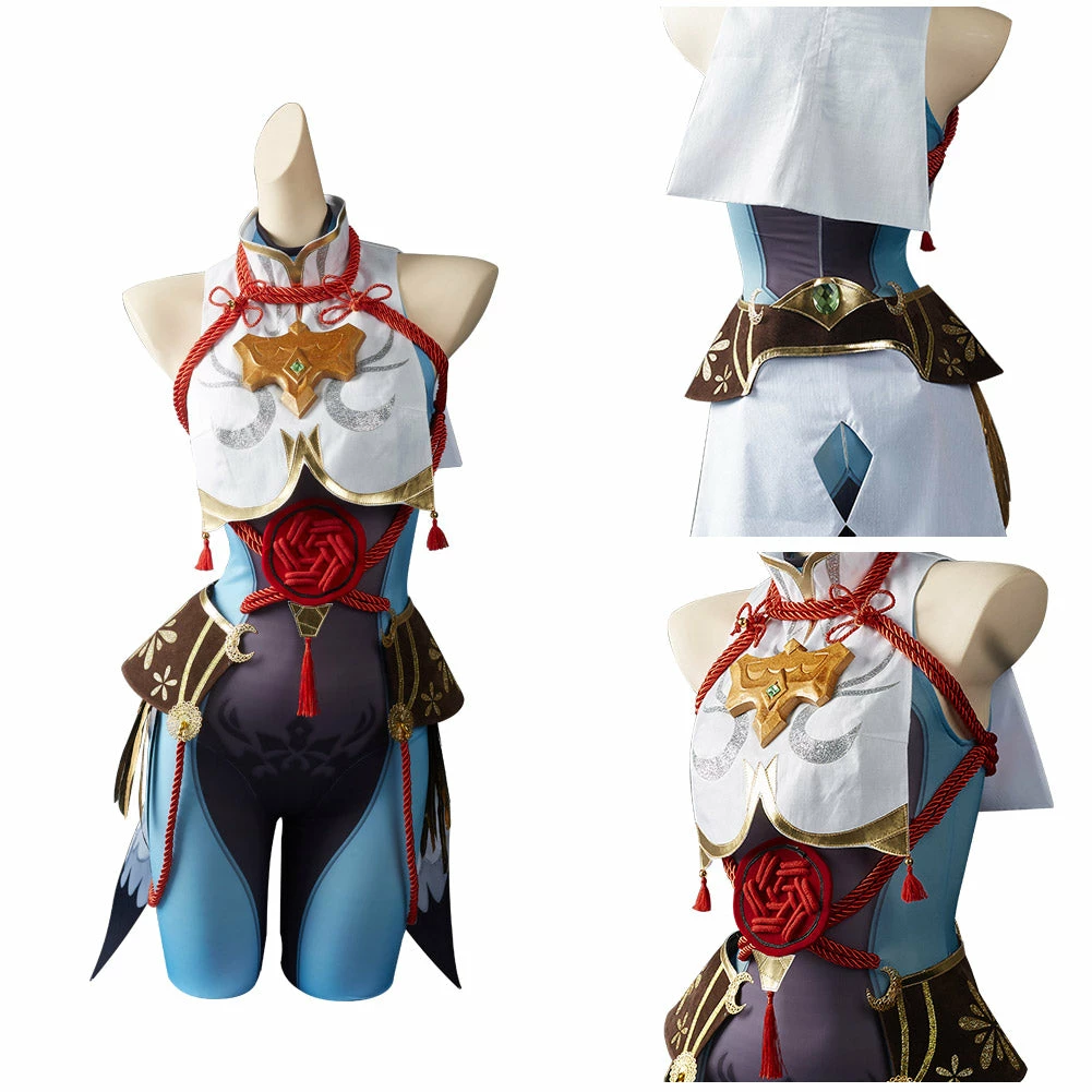 Genshin Impact Shenhe Cosplay Costume 4 Genshin Impact Shenhe Cosplay Costume – Image 2