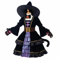Sorcière Chat Enfant Cosplay Costume Halloween 14 Sorcière Chat Enfant Cosplay Costume Halloween -NEWCOSSKY Soldes 12002772 2