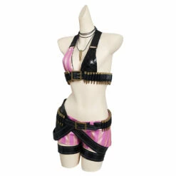 LOL League Of Legends Jinx Stampede Lolita Cosplay Costume -NEWCOSSKY Soldes 12002991 2