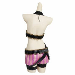 LOL League Of Legends Jinx Stampede Lolita Cosplay Costume -NEWCOSSKY Soldes 12002991 3