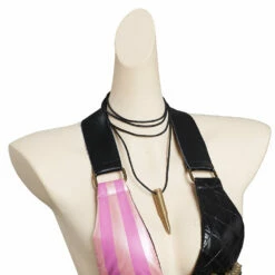 LOL League Of Legends Jinx Stampede Lolita Cosplay Costume -NEWCOSSKY Soldes 12002991 7