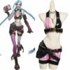 LOL League Of Legends Jinx Stampede Lolita Cosplay Costume -NEWCOSSKY Soldes 12002991 cosplaystyle2014
