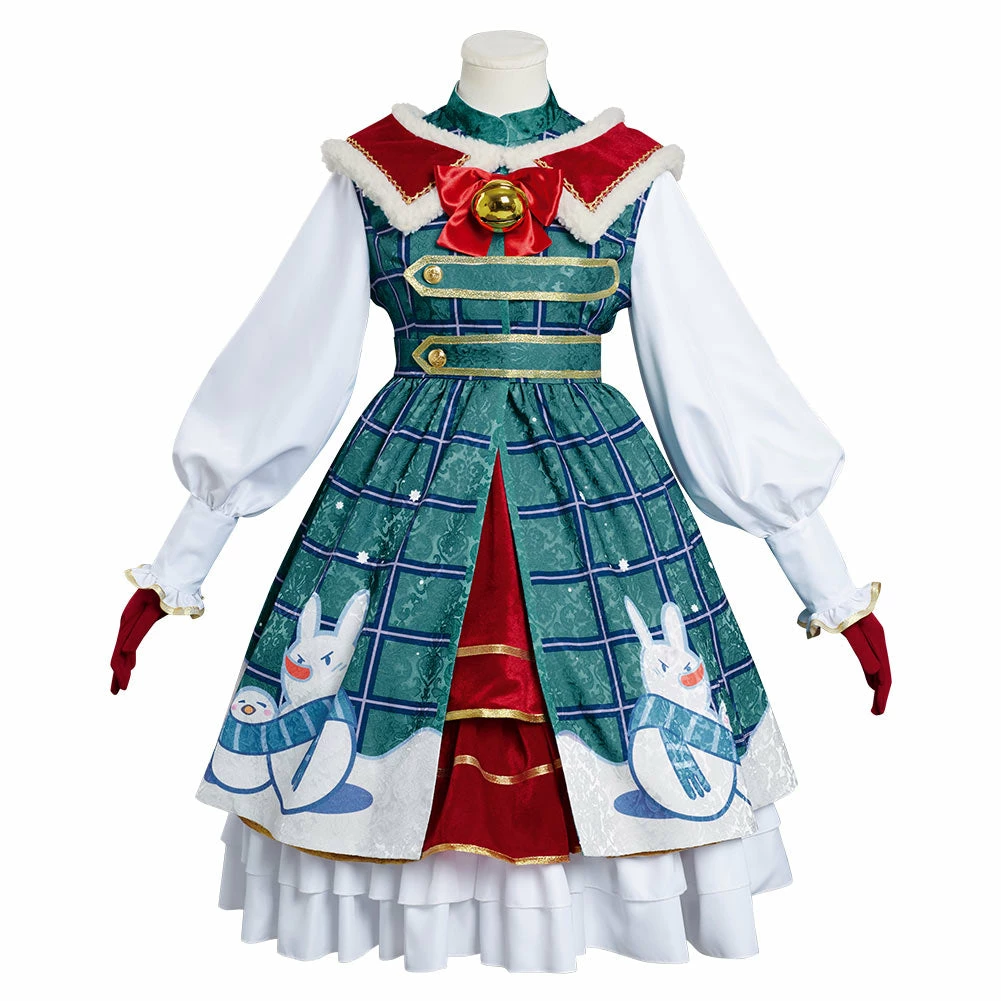 Overwatch DVA Traîneau Du Pays Des Merveilles Cosplay Costume 4 Overwatch DVA Traîneau Du Pays Des Merveilles Cosplay Costume – Image 2