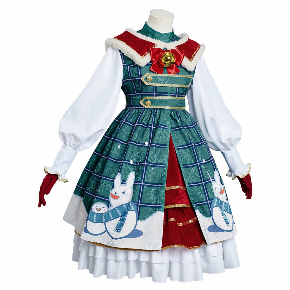 Overwatch DVA Traîneau Du Pays Des Merveilles Cosplay Costume 7 Overwatch DVA Traîneau Du Pays Des Merveilles Cosplay Costume – Image 5