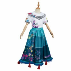 2021 Film Encanto Enfant Mirabel Robe Cosplay Costume 16 2021 Film Encanto Enfant Mirabel Robe Cosplay Costume -NEWCOSSKY Soldes 12003031 4