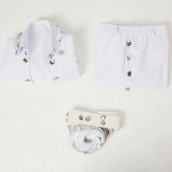 2022 Film Elvis Aron Presley Tenue Blanche Cosplay Costume -NEWCOSSKY Soldes 12003090 8