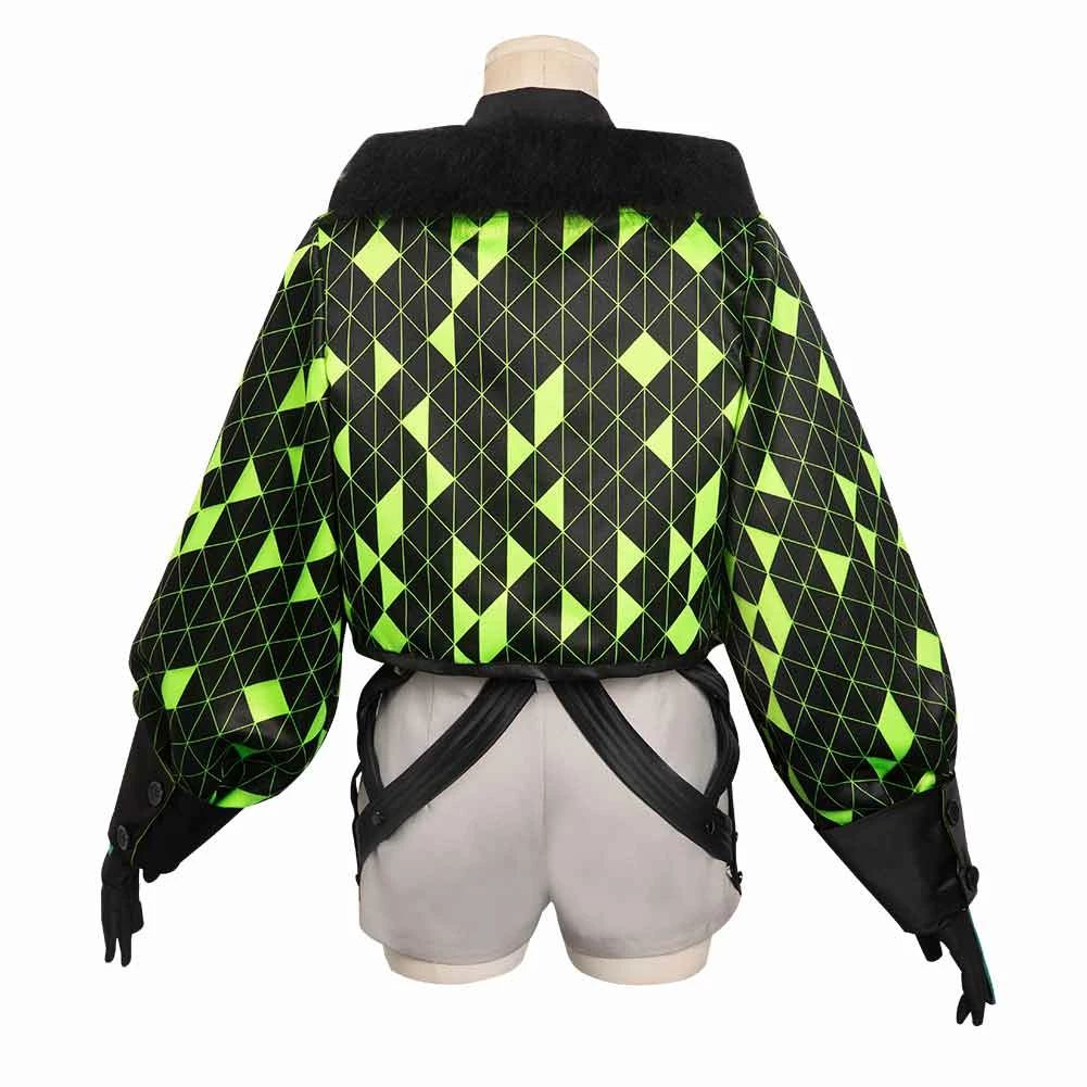 Soul Hackers 2 Ringo Manteau Bandeau Cosplay Costume Carnaval 4 Soul Hackers 2 Ringo Manteau Bandeau Cosplay Costume Carnaval – Image 2