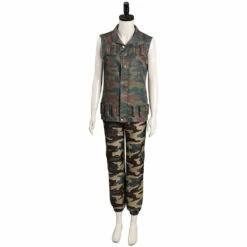 Stranger Things 4 Robin Buckley Femme Camouflage Cosplay Costume -NEWCOSSKY Soldes 12003158 1