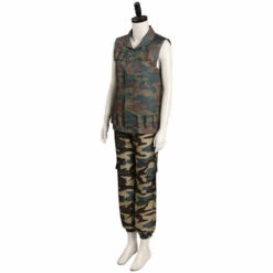 Stranger Things 4 Robin Buckley Femme Camouflage Cosplay Costume -NEWCOSSKY Soldes 12003158 2