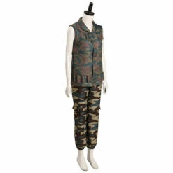 Stranger Things 4 Robin Buckley Femme Camouflage Cosplay Costume -NEWCOSSKY Soldes 12003158 4
