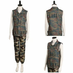 Stranger Things 4 Robin Buckley Femme Camouflage Cosplay Costume -NEWCOSSKY Soldes 12003158 costumebuy2009