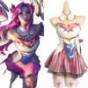 League Of Legends LOL Kaisa Star Guardian Robe JK Cosplay Costume Carnival Halloween -NEWCOSSKY Soldes 12003164 Cosarcade
