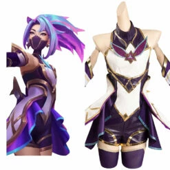 League Of Legends Akali Star Guardian Robe Cosplay Costume