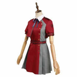 Lycoris Recoil Nishikigi Chisato JK Robe Rouge Uniforme Manches Courtes Cosplay Costume Ver.B 17 Lycoris Recoil Nishikigi Chisato JK Robe Rouge Uniforme Manches Courtes Cosplay Costume Ver.B -NEWCOSSKY Soldes 12003196 2