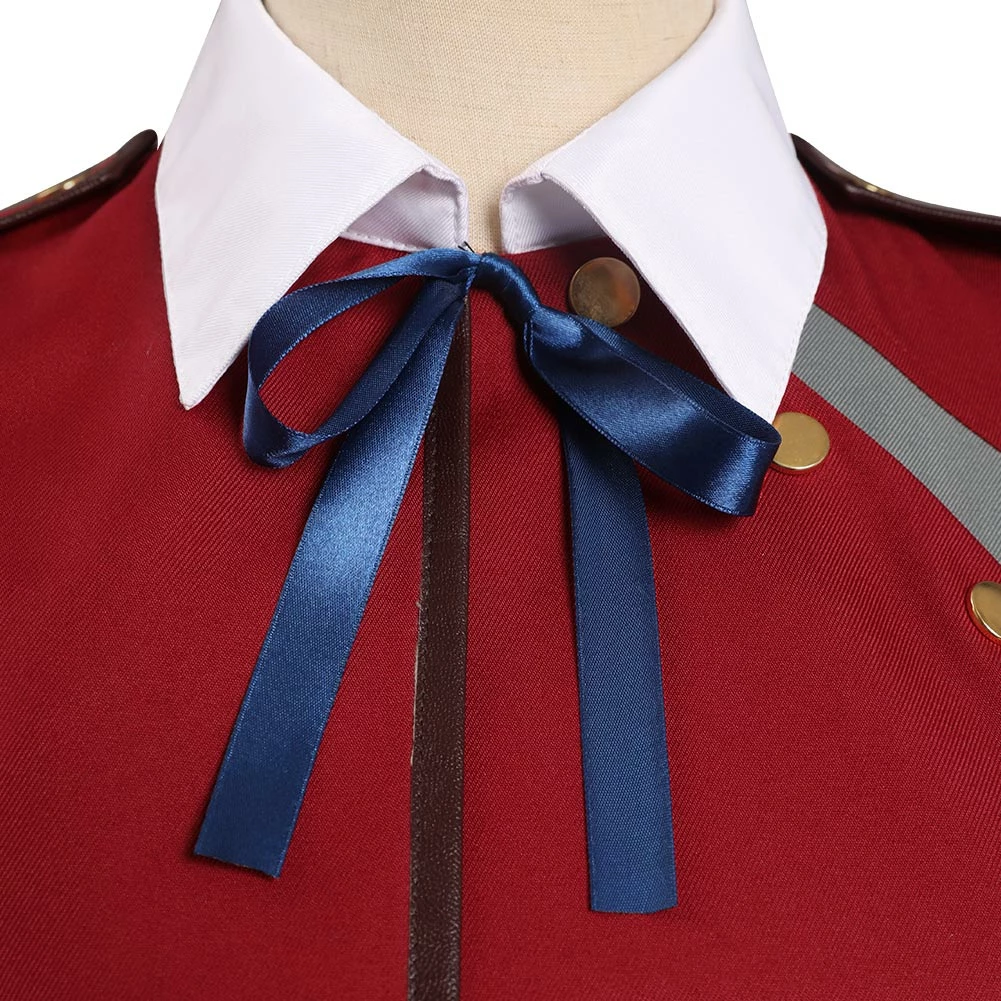 Lycoris Recoil Nishikigi Chisato JK Robe Rouge Uniforme Manches Courtes Cosplay Costume Ver.B 9 Lycoris Recoil Nishikigi Chisato JK Robe Rouge Uniforme Manches Courtes Cosplay Costume Ver.B – Image 7