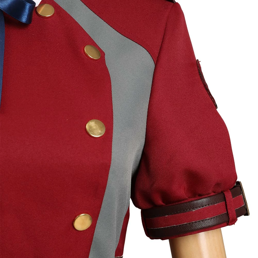 Lycoris Recoil Nishikigi Chisato JK Robe Rouge Uniforme Manches Courtes Cosplay Costume Ver.B 10 Lycoris Recoil Nishikigi Chisato JK Robe Rouge Uniforme Manches Courtes Cosplay Costume Ver.B – Image 8