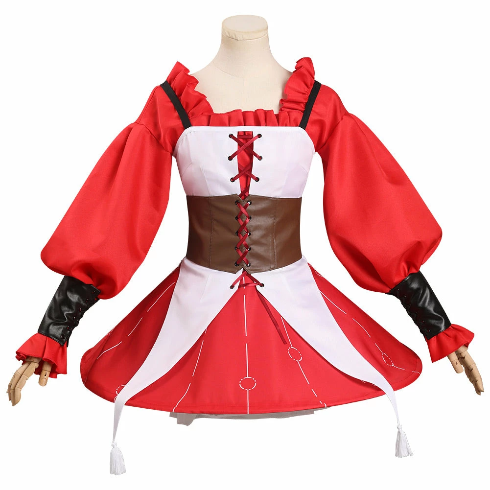 My Hero Academia Ochaco Uraraka Robe Rouge Design Original Cosplay Costume Halloween Carnival 5 My Hero Academia Ochaco Uraraka Robe Rouge Design Original Cosplay Costume Halloween Carnival – Image 3