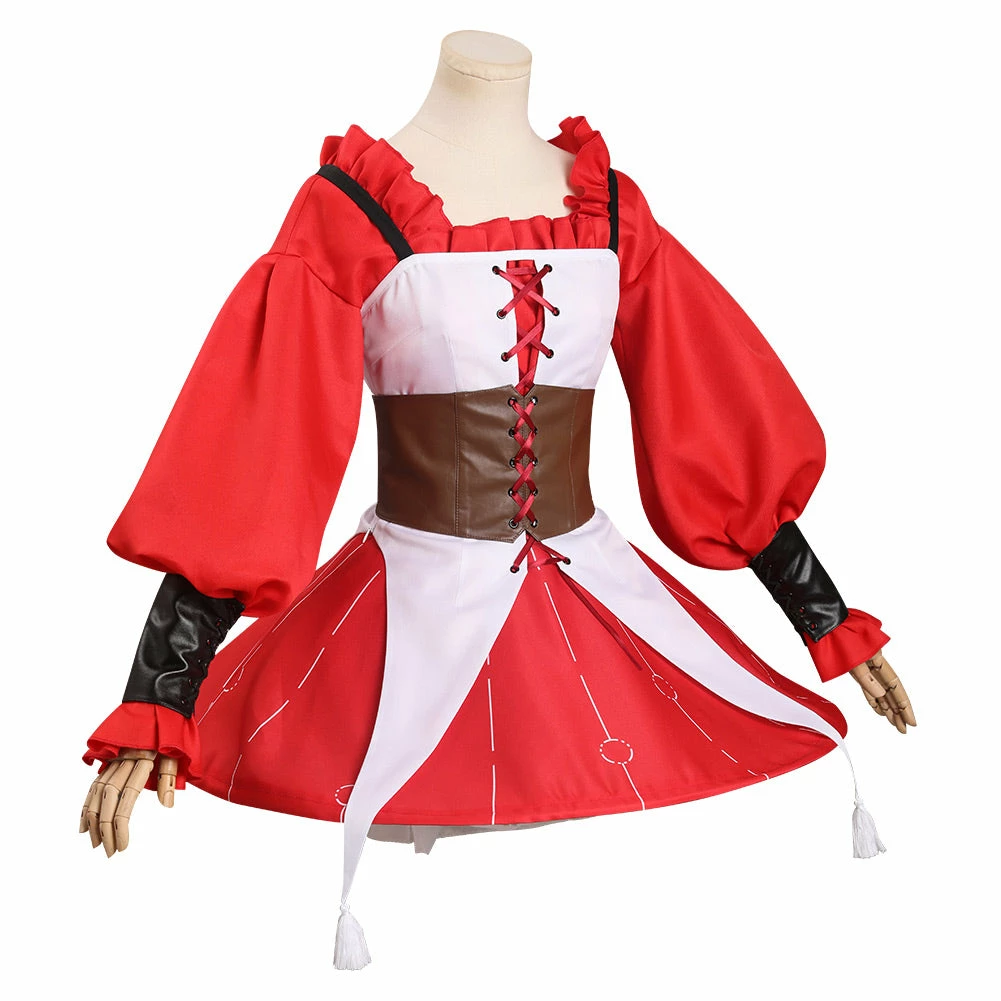 My Hero Academia Ochaco Uraraka Robe Rouge Design Original Cosplay Costume Halloween Carnival 7 My Hero Academia Ochaco Uraraka Robe Rouge Design Original Cosplay Costume Halloween Carnival – Image 5