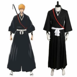 Bleach Kurosaki Ichigo Uniform Cosplay Costume Halloween Carnival