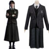TV Adulte Wednesday Addams Mercredi Tenue Scolaire Cosplay Costume 1 TV Adulte Wednesday Addams Mercredi Tenue Scolaire Cosplay Costume -NEWCOSSKY Soldes 12003283 cosplaystyle2014