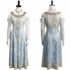 TV House Of The Dragon Rhaenyra Targaryen Robe Bleu Cosplay Costume