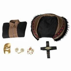 TV House Of The Dragon Viserys Targaryen Manteau Masque Cosplay Costume Carnaval -NEWCOSSKY Soldes 12003300 9