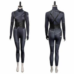 Adulte Wednesday Addams Wednesday Femme Noir Combinaison Cosplay Costume Carnaval