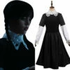 Wednesday Addams Wednesday Robe Noir Cosplay Costume -NEWCOSSKY Soldes 12003359 cosplaystyle2014 1