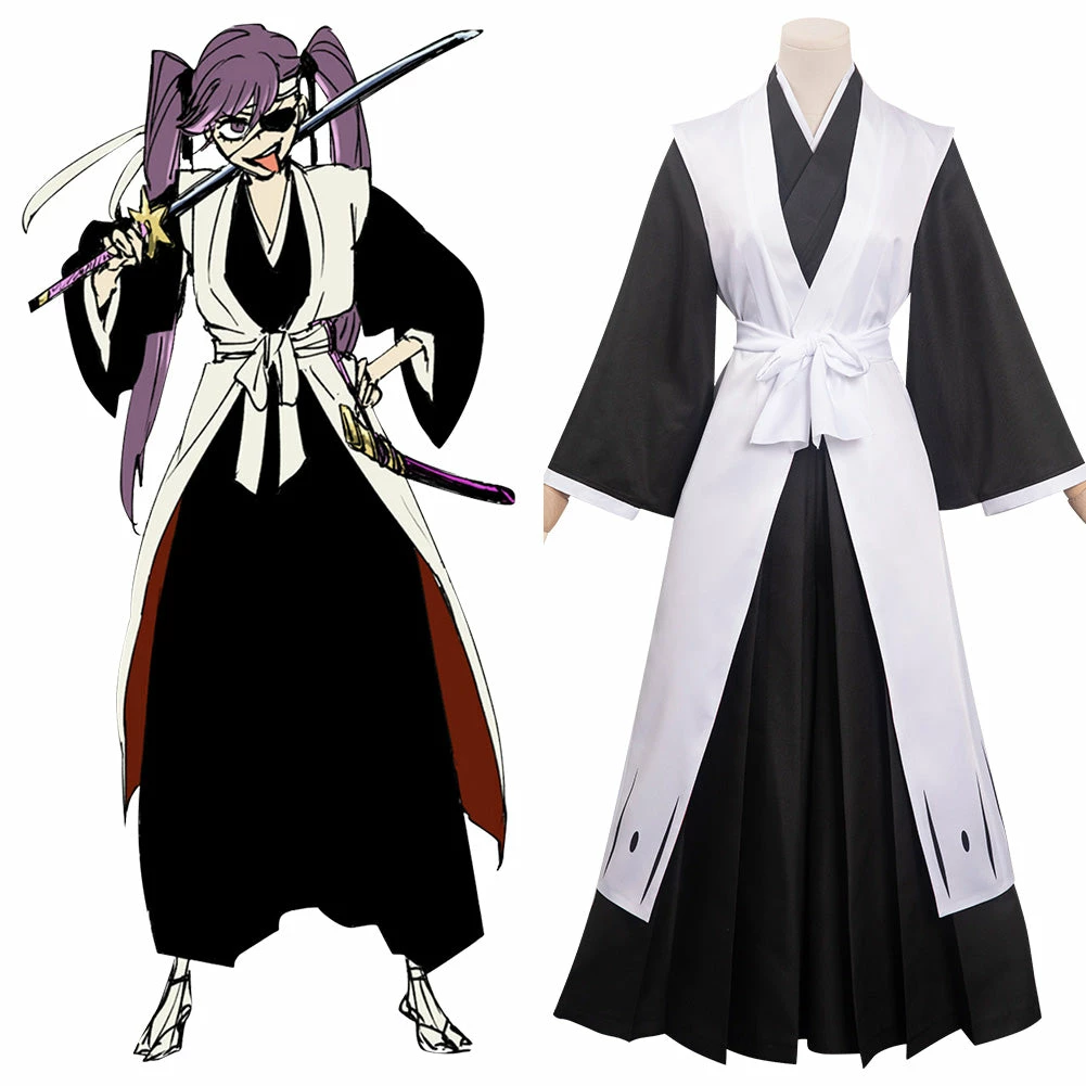 Adulte Bleach Saito Furofushi Uniform Cosplay Costume Carnaval 3 Adulte Bleach Saito Furofushi Uniform Cosplay Costume Carnaval