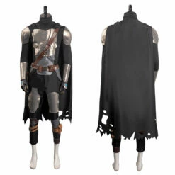 The Mandalorian 3 Din Djarin Noir Ensemble Cosplay Costume Carnaval