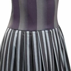 Adulte Wednesday Addams Wednesday Maillot De Bain Noir Cosplay Costume Carnaval -NEWCOSSKY Soldes 12003364 7