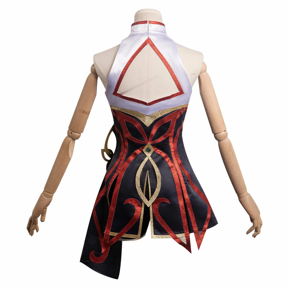 League Of Legends Irelia LOL Femme Uniform Cosplay Costume 4 League Of Legends Irelia LOL Femme Uniform Cosplay Costume – Image 2
